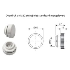 Ventilatie ventielen (set van 2 stuks)